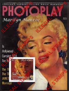 Somalia 2003 Marilyn Monroe Illegal Stamp Souvenir Sheet of 1 Somalia 2003 Marilyn Monroe Illegal Stamp Souvenir Sheet of 1