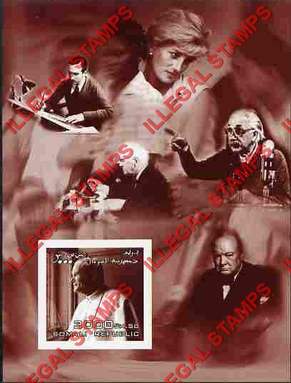 Somalia 2004 Famous People Pope John Paul II Illegal Stamp Souvenir Sheet of 1 Somalia 2004 Famous People Pope John Paul II Illegal Stamp Souvenir Sheet of 1