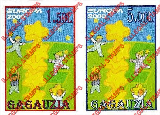 Gagauzia 2000 EUROPA Illegal Stamps Gagauzia 2000 EUROPA Illegal Stamps