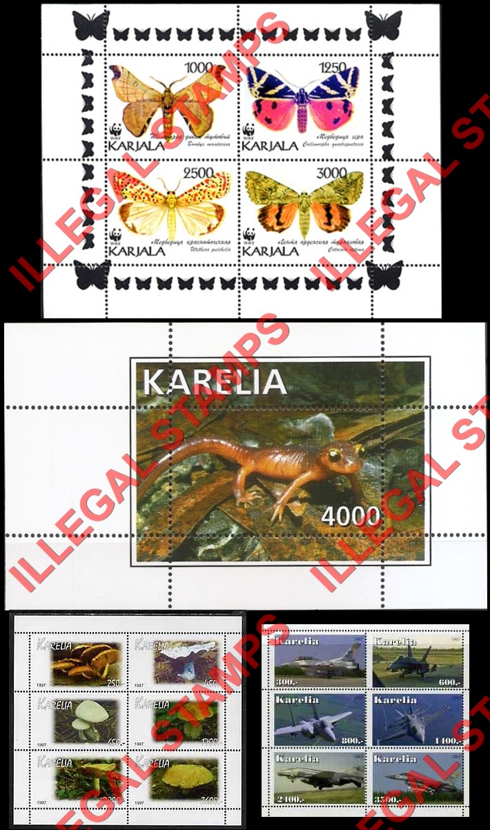 Republic of Karelia 1997 Illegal Stamps (Part 3) Republic of Karelia 1997 Illegal Stamps Part 3)