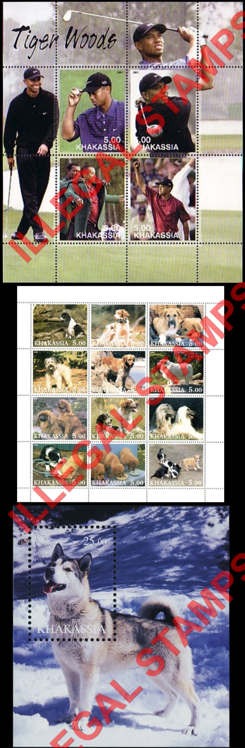 Republic of Khakasia 2001 Illegal Stamps (Part 1) Republic of Khakasia 2001 Illegal Stamps (Part 1)