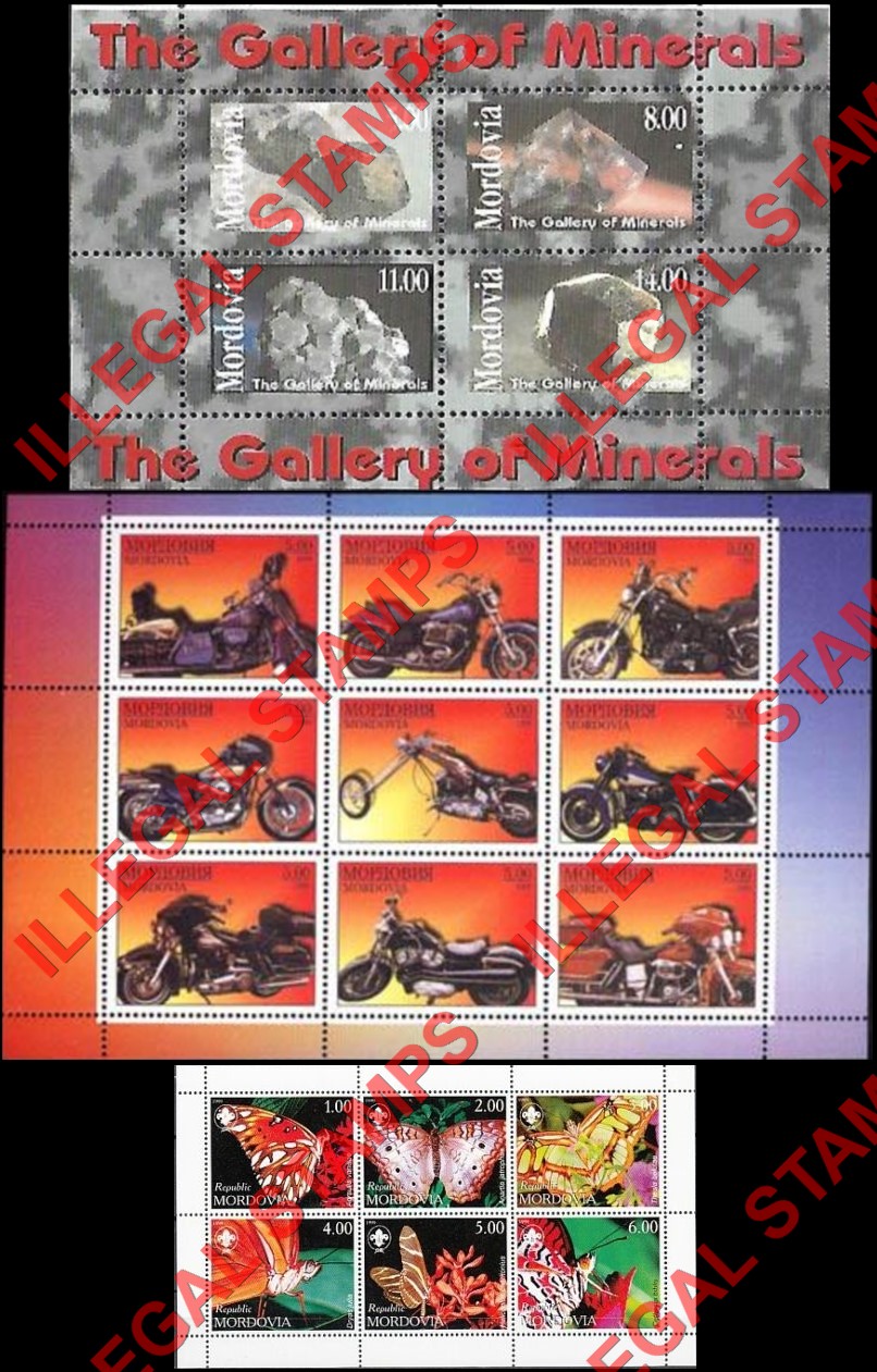 Republic of Mordovia 1999 Counterfeit Illegal Stamps (Part 3) Republic of Mordovia 1999 Counterfeit Illegal Stamps (Part 3)