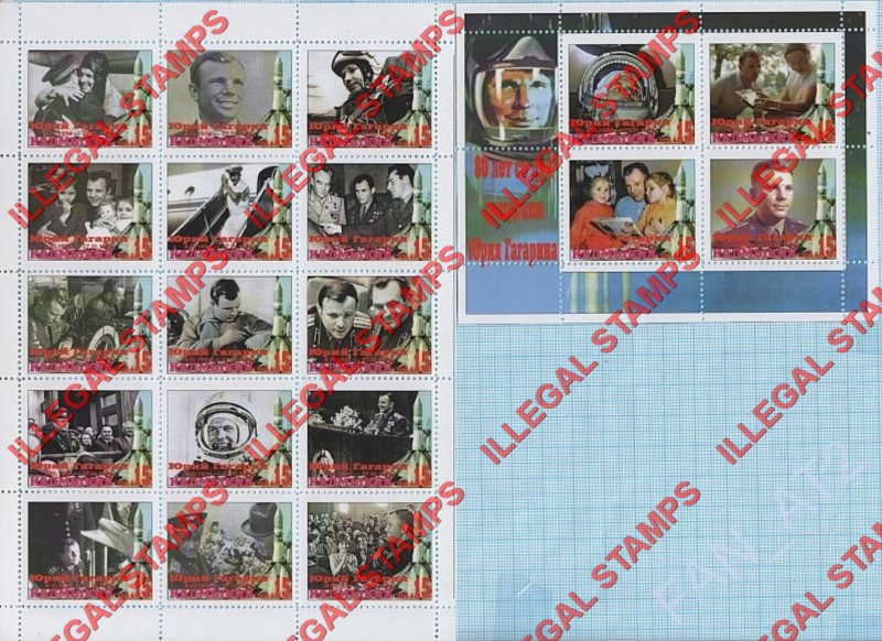 Republic of Kalmykia 2014 Illegal Stamps Republic of Kalmykia 2014 Illegal Stamps