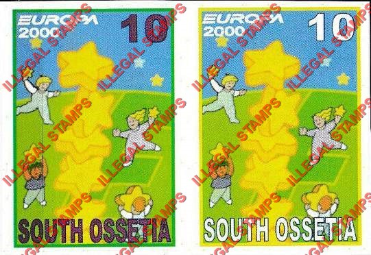 South Ossetia 2000 EUROPA Illegal Stamps South Ossetia 2000 EUROPA Illegal Stamps
