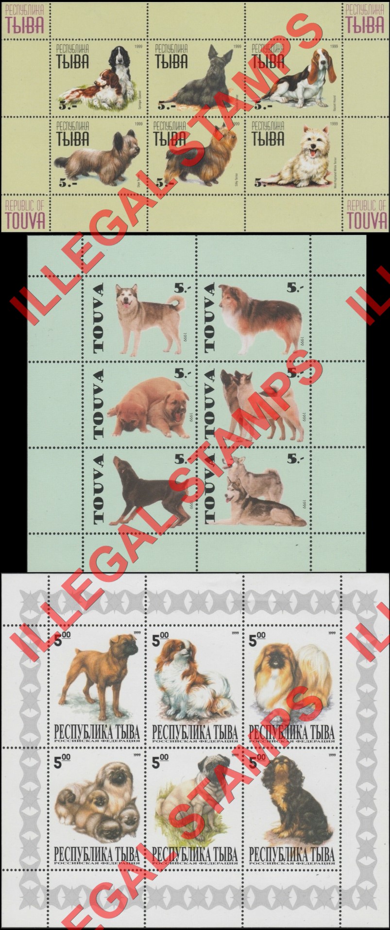 Republic of Tuva 1999 Counterfeit Illegal Stamps (Part 1) Republic of Tuva 1999 Counterfeit Illegal Stamps (Part 1)
