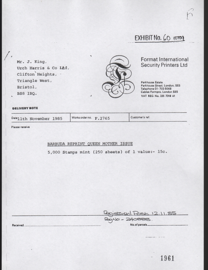 Delivery Invoice for Missing Red Stamp Error Delivery Invoice for Missing Red Stamp Error