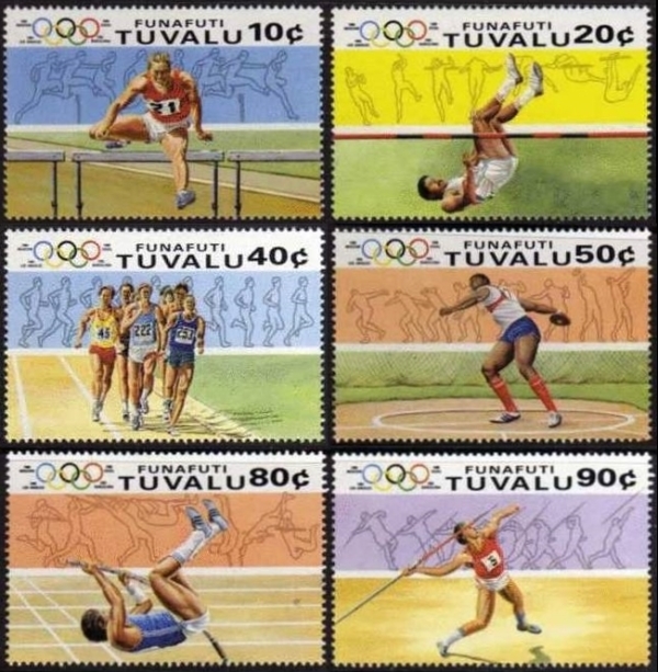 Tuvalu Funafuti 1988 Olympic Games Stamps Tuvalu Funafuti 1988 Olympic Games Stamps