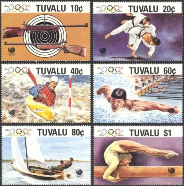 Tuvalu 1988 Olympic Games Stamps Tuvalu 1988 Olympic Games Stamps