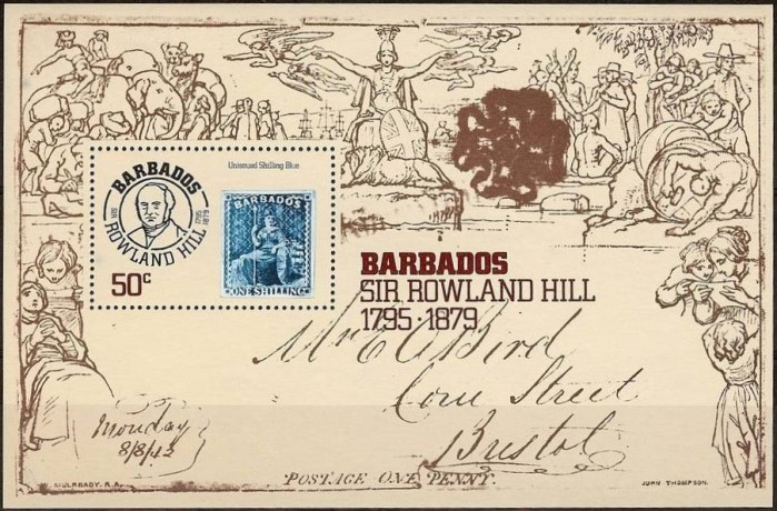 1979 Death Centenary of Sir Rowland Hill Souvenir Sheet