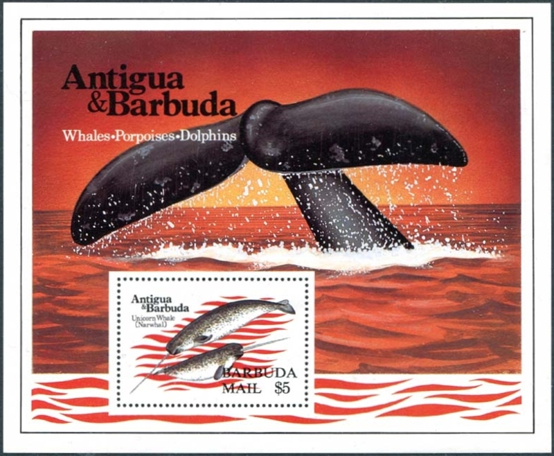 1983 Whales Souvenir Sheet
