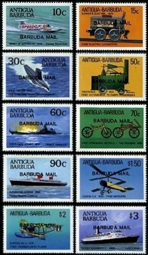 1987 Milestones of Transportation Stamps