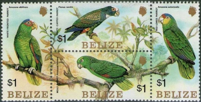 1984 Parrots Stamps 1984 Parrots Stamps