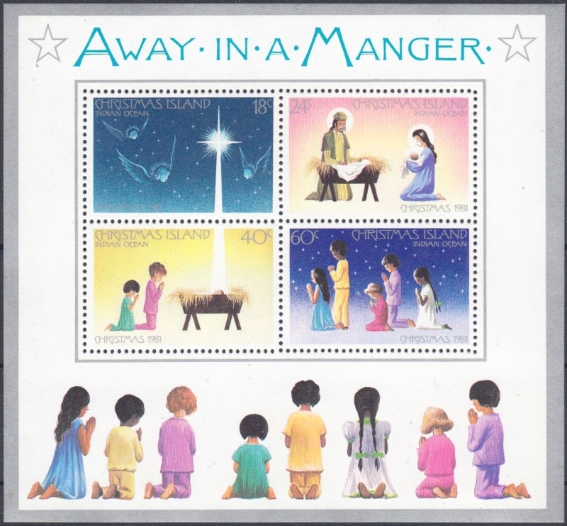 1981 Christmas Stamp Souvenir Sheet
