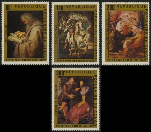 Congo 1978 Rubens Paintings Stamps Congo 1978 Rubens Paintings Stamps