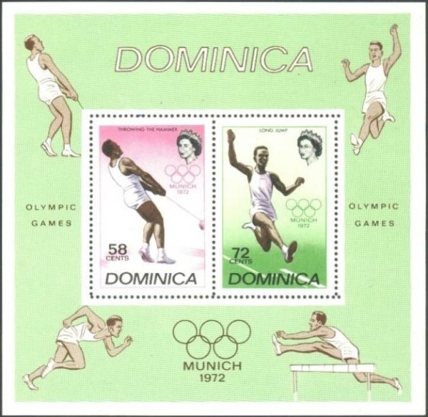 1972 20th Olympic Games Souvenir Sheet 1972 20th Olympic Games Souvenir Sheet