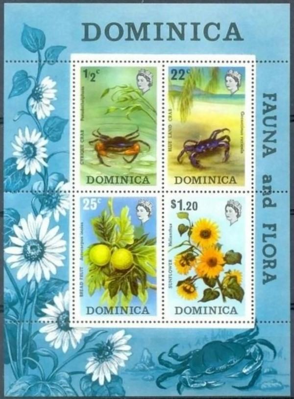 1973 Flora and Fauna Souvenir Sheet 1973 Flora and Fauna Souvenir Sheet