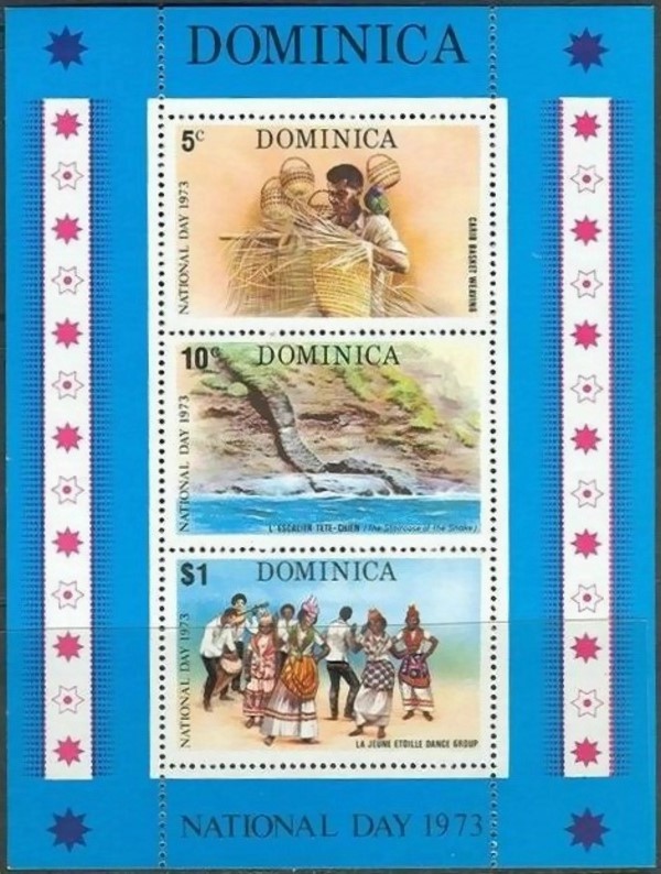 1973 National Day Souvenir Sheet 1973 National Day Souvenir Sheet