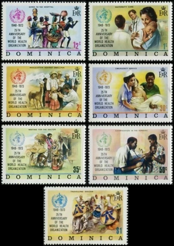 1973 25th Anniversary of the W.H.O. Stamps 1973 25th Anniversary of the W.H.O. Stamps