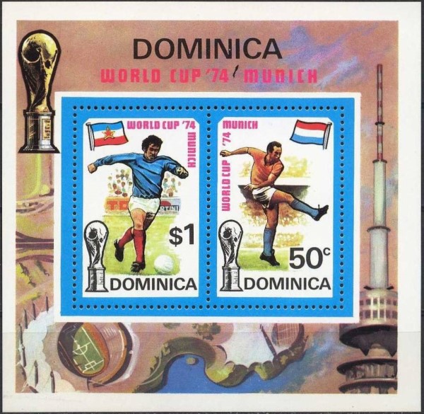 1974 World Cup Soccer Championship Souvenir Sheet 1974 World Cup Soccer Championship Souvenir Sheet