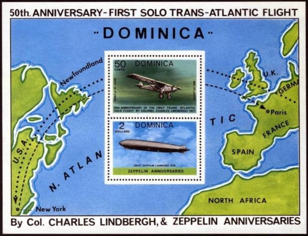 1978 Aviation Anniversaries Souvenir Sheet 1978 Aviation Anniversaries Souvenir Sheet