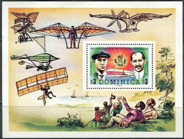 1978 75th Anniversary of Powered Flight Souvenir Sheet 1978 75th Anniversary of Powered Flight Souvenir Sheet