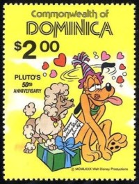 1981 50th Anniversary of Walt Disney's Pluto Stamp 1981 50th Anniversary of Walt Disney's Pluto Stamp