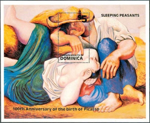 1981 Birth Centenary of Picasso Souvenir Sheet 1981 Birth Centenary of Picasso Souvenir Sheet
