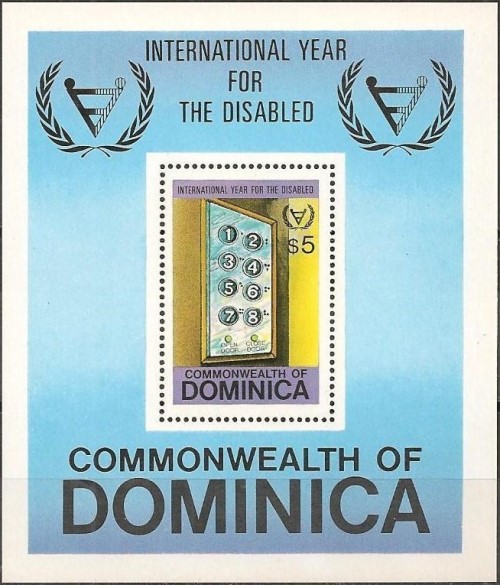 1981 International Year For Disabled Souvenir Sheet 1981 International Year For Disabled Souvenir Sheet