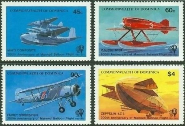 1983 Bicentenary of Manned Flight Stamps 1983 Bicentenary of Manned Flight Stamps