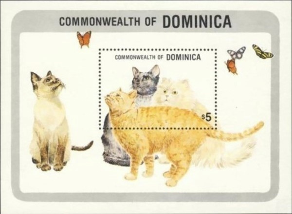 1984 Cats Souvenir Sheet 1984 Cats Souvenir Sheet