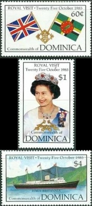 1985 Royal Visit of Queen Elizabeth II Stamps 1985 Royal Visit of Queen Elizabeth II Stamps