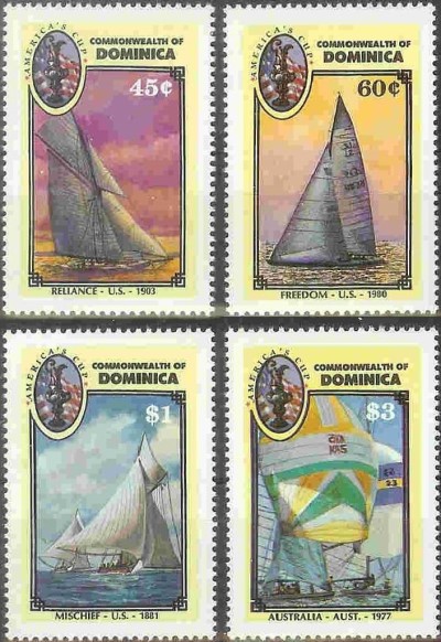 1987 America's Cup Yachting Championship Stamps 1987 America's Cup Yachting Championship Stamps