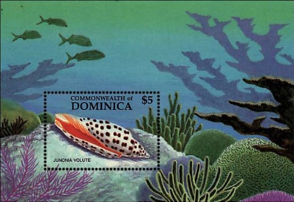 1987 Sea Shells Souvenir Sheet 1987 Sea Shells Souvenir Sheet