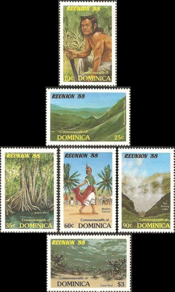 1988 REUNION Tourism Campaign Stamps 1988 REUNION Tourism Campaign Stamps
