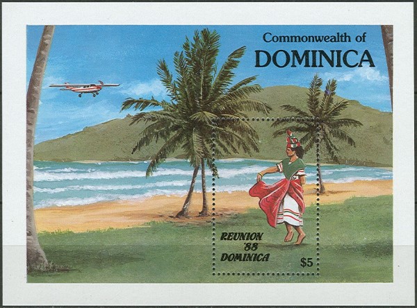 1988 REUNION Tourism Campaign Souvenir Sheet 1988 REUNION Tourism Campaign Souvenir Sheet