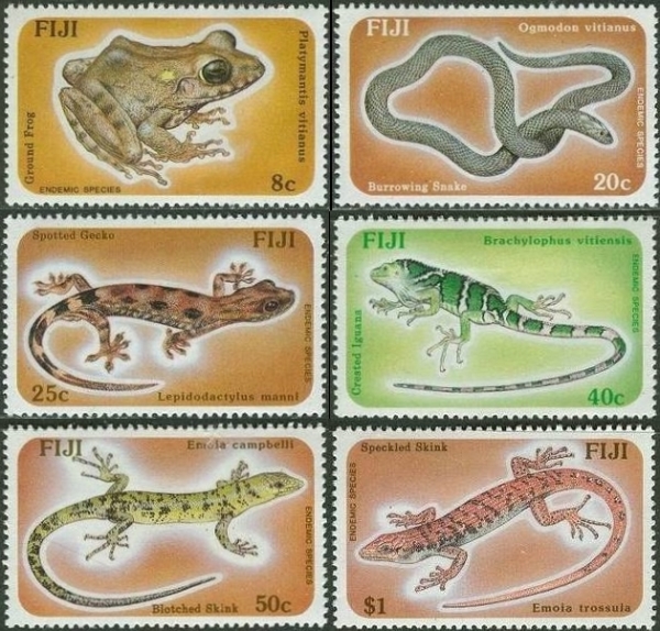 1986 Reptiles and Amphibians Stamps 1986 Reptiles and Amphibians Stamps