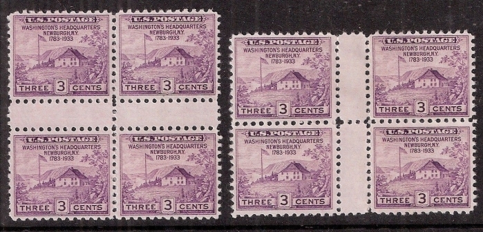 Vertical and Horizontal Stamp Gutter Blocks Vertical and Horizontal Stamp Gutter Blocks