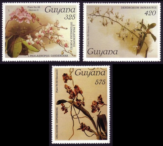1987 Centenary of Publication of Sanders' Reichenbachia Orchids (25th issue) Stamps 1987 Centenary of Publication of Sanders' Reichenbachia Orchids (25th issue) Stamps
