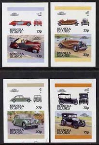 1984 Bernera Islands Leaders of the World, Locomotives (1st series) Unissued Imperforate Proof Stamps 1984 Bernera Islands Leaders of the World, Automobiles (1st series) Unissued Imperforate Proof Stamps