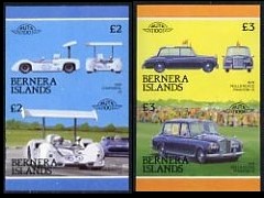 1987 Bernera Islands Leaders of the World, Automobiles (2nd series) Imperforate Stamps 1987 Bernera Islands Leaders of the World, Automobiles (2nd series) Imperforate Stamps