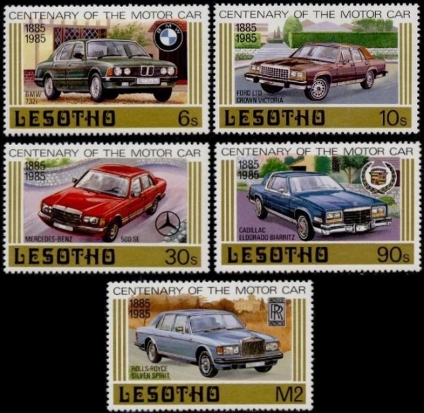 1985 Century of Motoring Stamps 1985 Century of Motoring Stamps