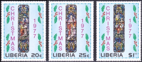 Liberia 1977 Christmas Stamps Liberia 1977 Christmas Stamps
