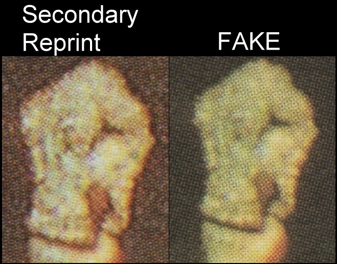 Saint Vincent 1985 Michael Jackson Forgery with Unauthorized Reprint Souvenir Sheet Image Screen and Color Comparison