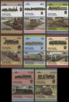 Saint Vincent Grenadines 1987 Trains 7th Series Forgeries