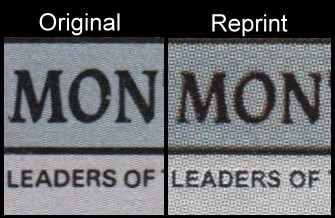 The Forged Unauthorized Reprint Montserrat Birds Scott 580 Color Comparison
