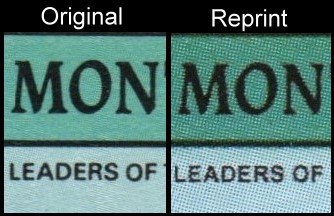 The Forged Unauthorized Reprint Montserrat Birds Scott 582 Color Comparison