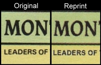 The Forged Unauthorized Reprint Montserrat Birds Scott 583 Color Comparison
