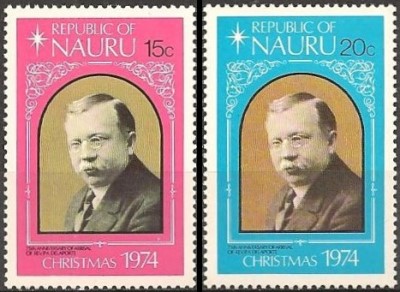 1974 Christmas and the 75th Anniversary of Reverend Delaporte's Arrival Stamps 1974 Christmas and the 75th Anniversary of Reverend Delaporte's Arrival Stamps