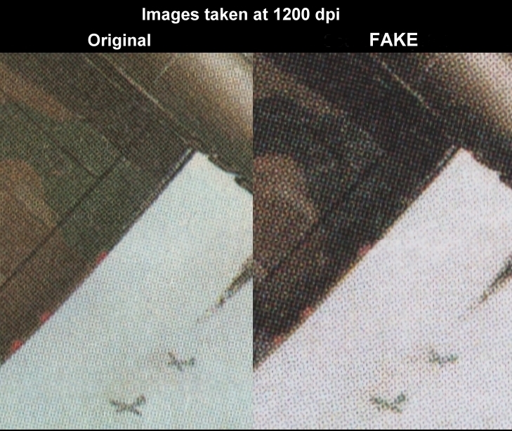1986 50th Anniversary of the Spitfire Fake with Original Screen and Color Comparison