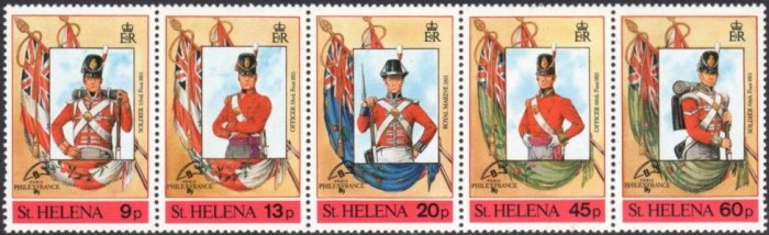 1989 Military Uniforms of 1815 Overprinted for PHILEXFRANCE International Stamp Exhibition Stamps 1989 Military Uniforms of 1815 Overprinted for PHILEXFRANCE International Stamp Exhibition Stamps